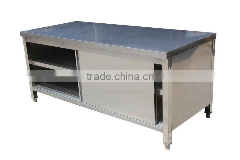 high end knock down Handmade free standing SS Cabinet for kitchen equipment European style