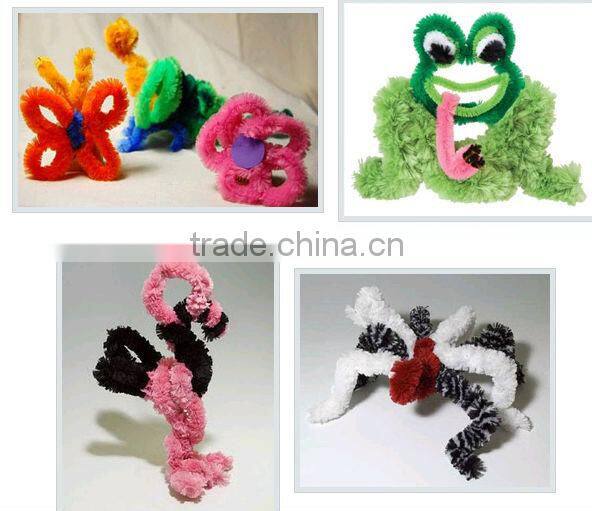 Christmas Party Decoration 18inch Green Chenille Bump Stems