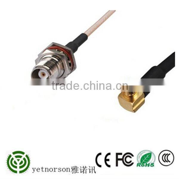 RG 316 cable assembly with MCX Male to TNC Female 15cm wifi RF antenna cable