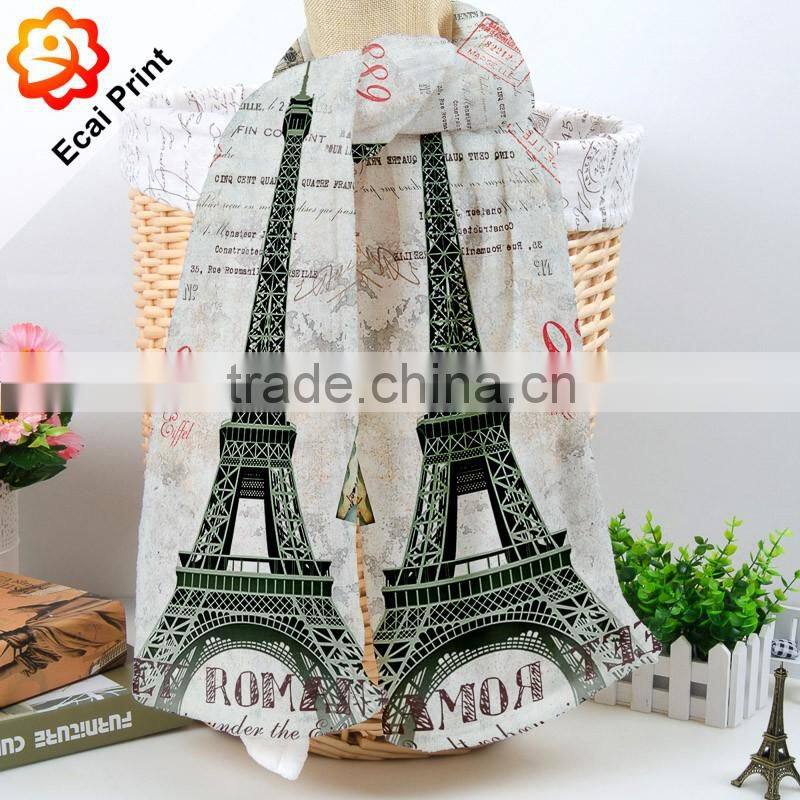 high quality hot sell custom made printing softtextile plaid blanket scarf