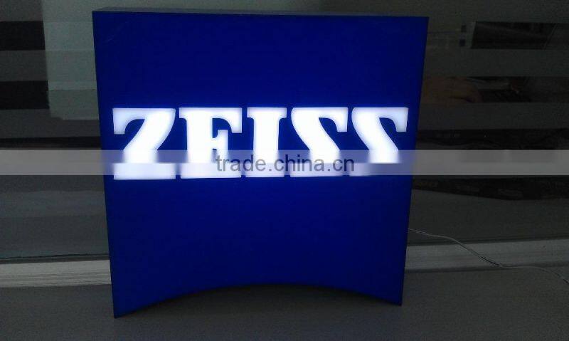acrylic material square shape acrylic LED lighting box