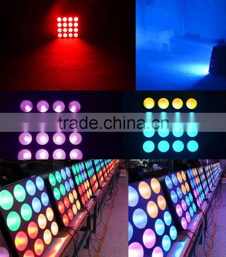 16*30w stage lighting matrix blinder light 4*4 cob led light