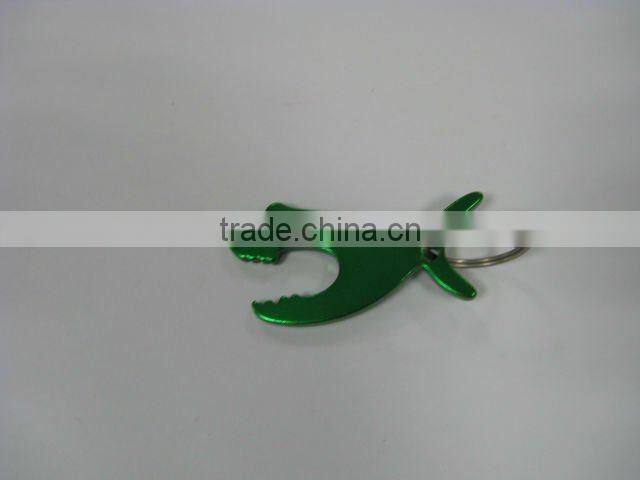 supply various cheap hot sales promotional aluminum bottle opener with keychain
