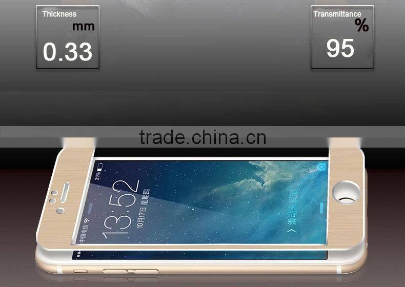 For Samsung galaxy A7 metal tempered glass 0.3mm 9H mobile glass screen protector for A7