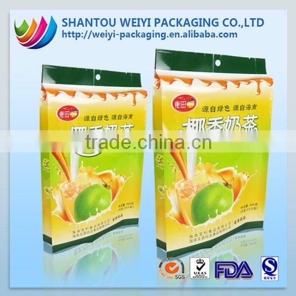 Plastic Powder Packing Bag/Stand up sugar packaging Food Bag