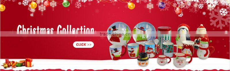 Lead-free Ceramic Gingerbread Shaped Candy Plate,Colored Ceramic Bowl For Christmas decoration