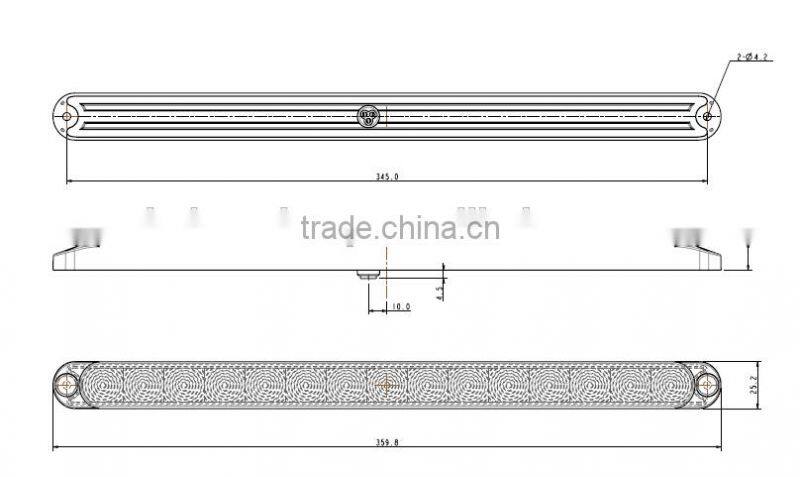 100%waterproof 10-30V Reverse LED Truck Lights