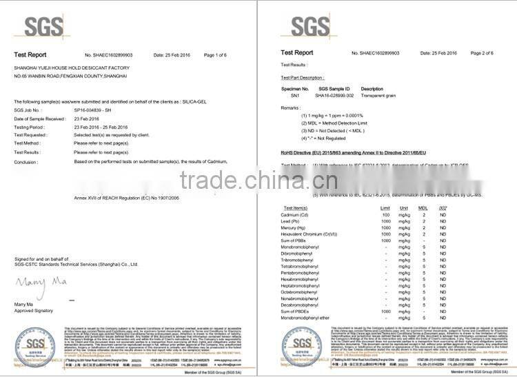 Business 1g salica gel desiccant for wholesales