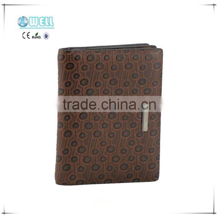 New Arrival Men's Fashion Business Wallet Short Crocodile Card Holder For Man