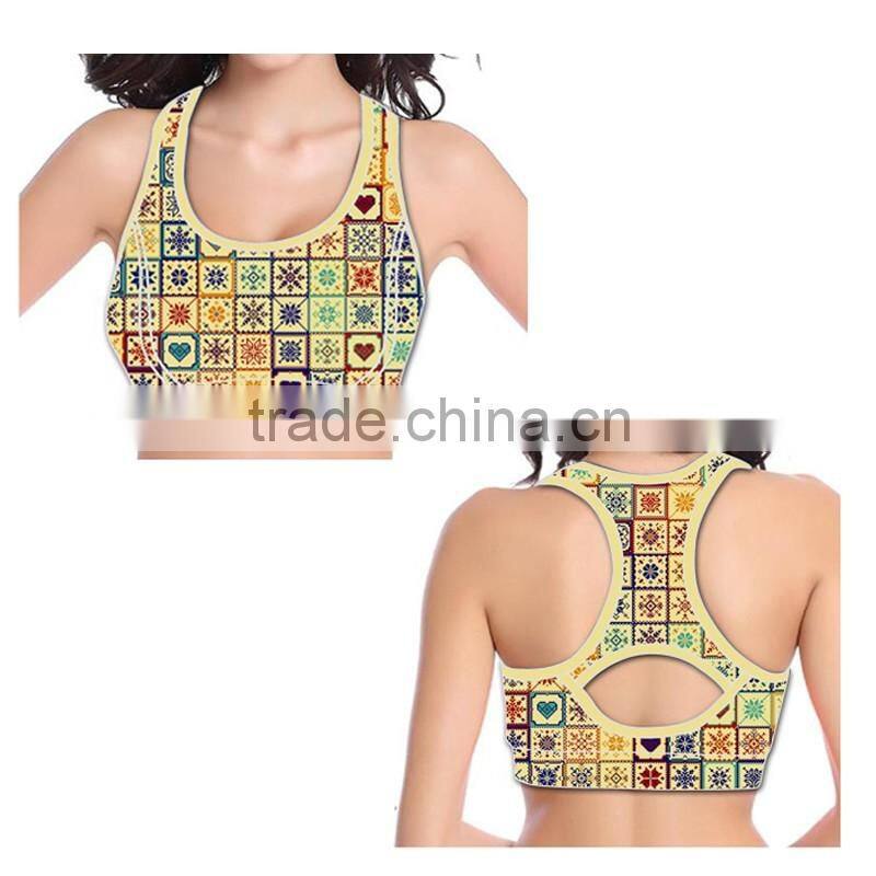 (OEM/ODM Factory) custom made sports bra