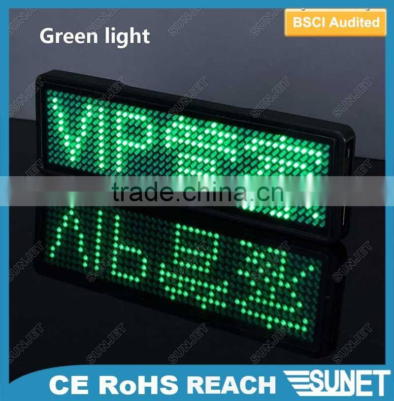 Rechargeable Fashion Mini led light display advertising board