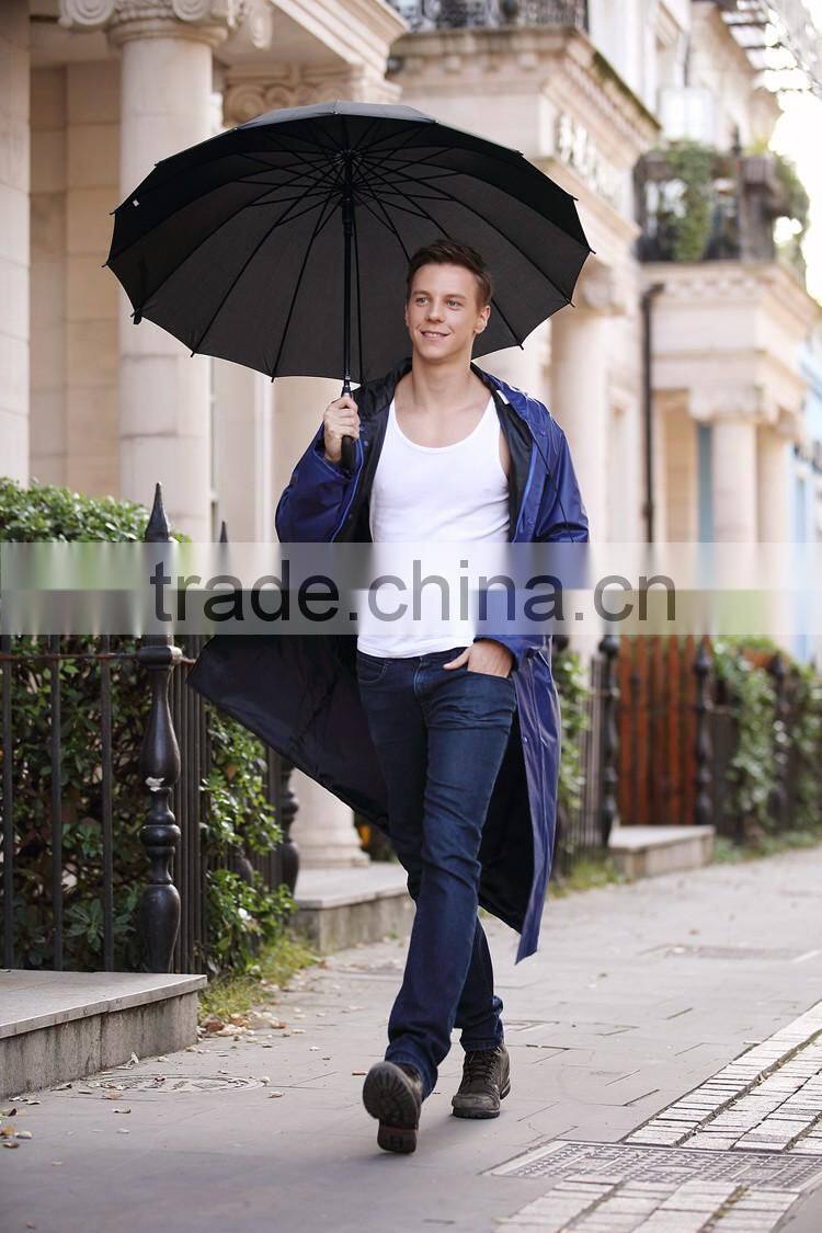 waterproof long raincoat for men durable oilproof raincoat