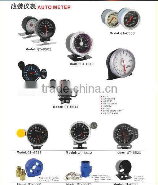 Top Quality Racing Car Black Water Temp Meter