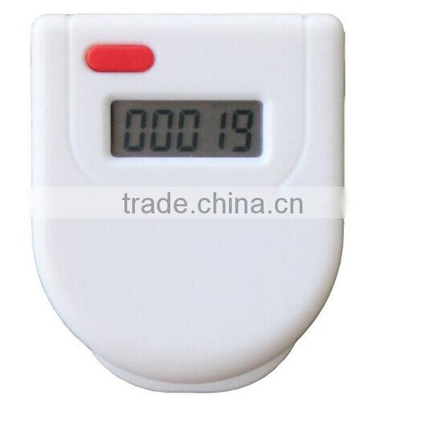 Big Logo Position Promotional Digital Single Function Pedometer with Clip