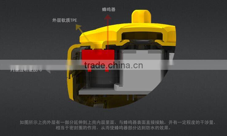 custom the handheld gas detector enclosure for safety device's plastic housing