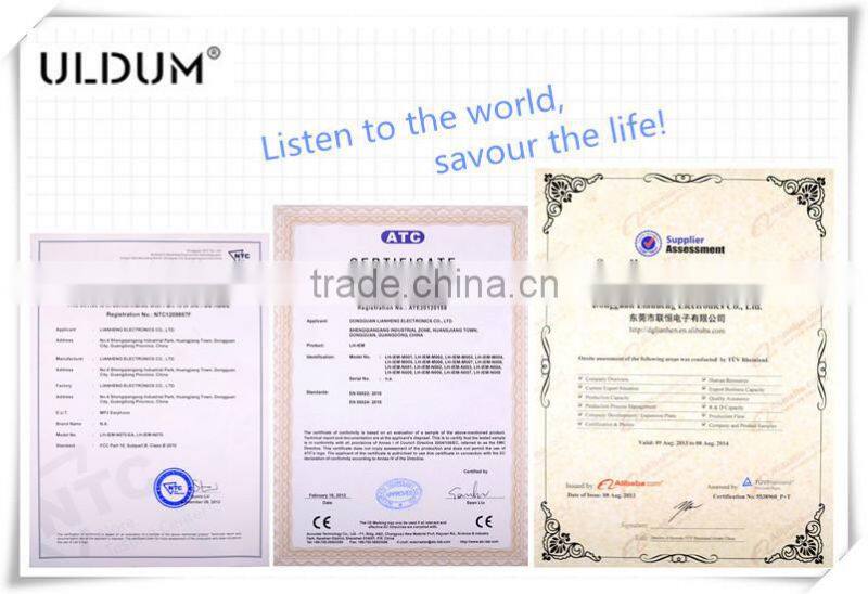 Uldum brand factory wholesale studio flat wired oem headphone