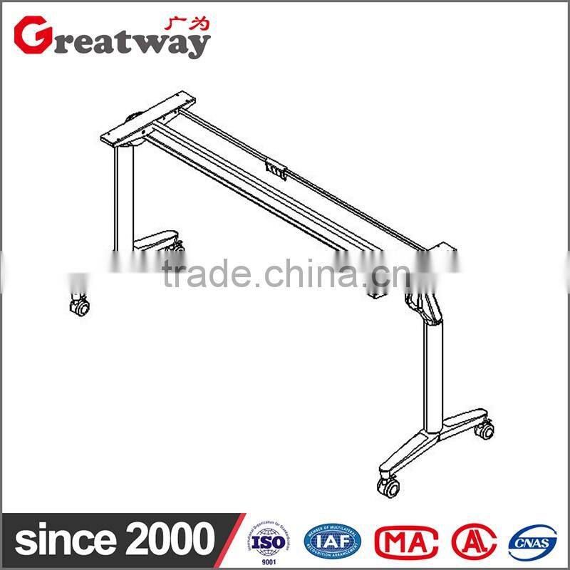 best selling high quality office furniture folding computer desk with metal frame