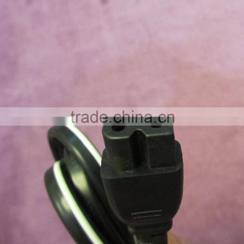 UL approval US 110v 2 prong polarity NEMA1-15P power cord