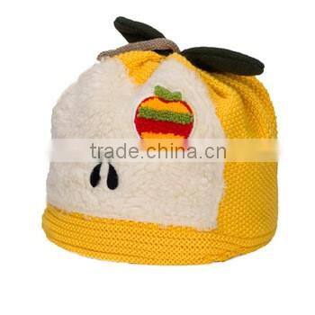 Lovely Strawberry Embroidery Winter Hats