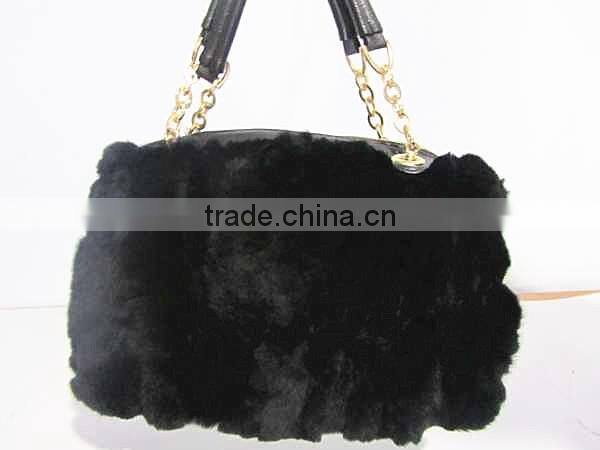 2015 Real mink leather and fur handbags