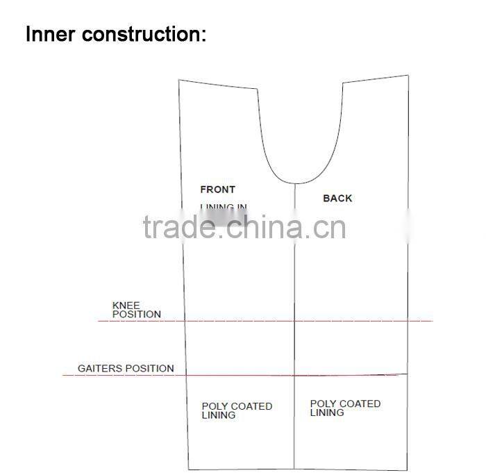 2016 New Design Mens Padded Ski Pants