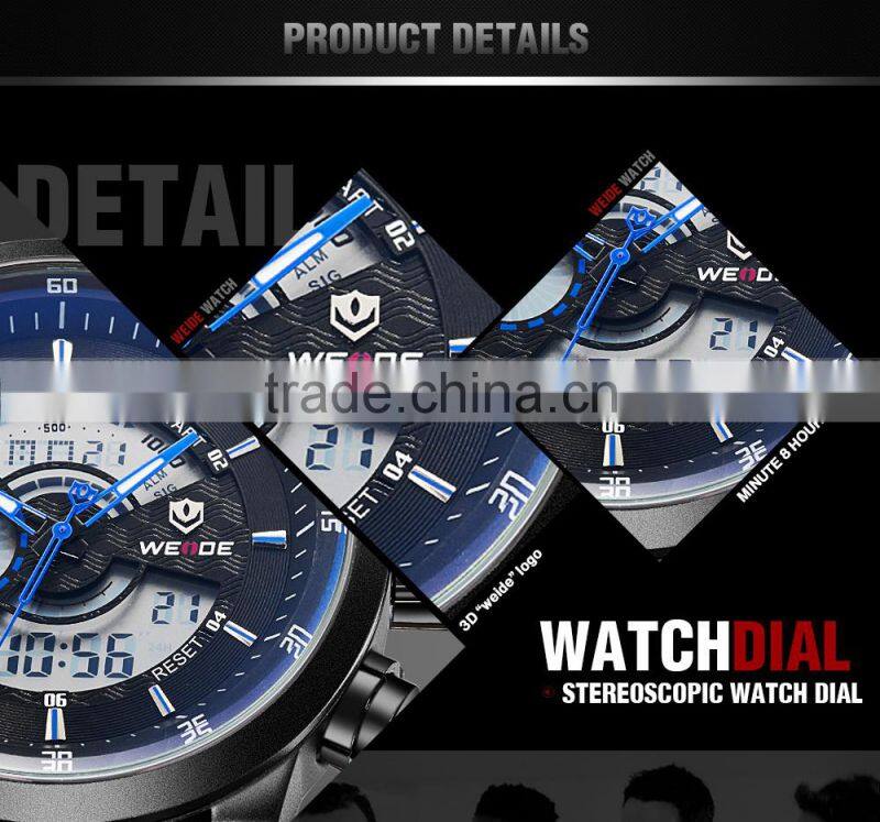 WEIDE orologio men prayer time watch time service international watches