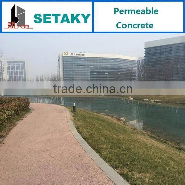 seepy material new kind of concrete pervious concrete