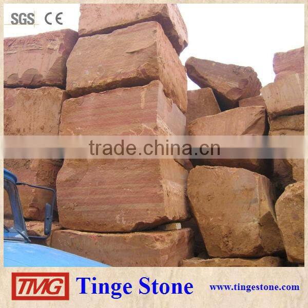 Popular Red Sandstone Tiles For Outdoor Paving