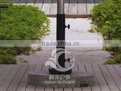 Outdoor Patio Umbrella Middle Aluminium Umbrella with Marble Base