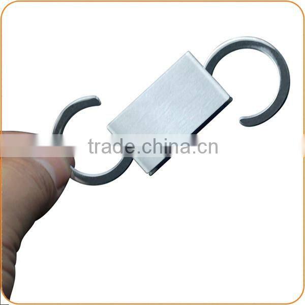 Innovative Hight Quality Gift Double Side Quick Release Keychain, pull apart keychain