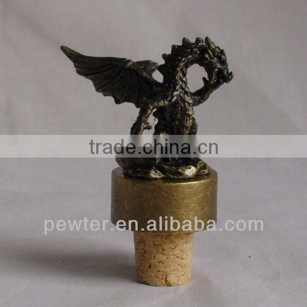 Animal design metal wine bottle stopper