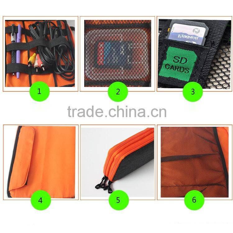 Electronic Accessories Organizer Case Cable USB Drive Organizer Bag Portable Travel Organizer