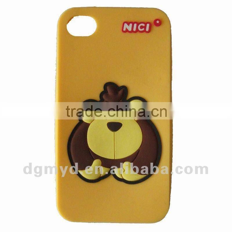 embossed castle design silicone cheap designer cell phone cases