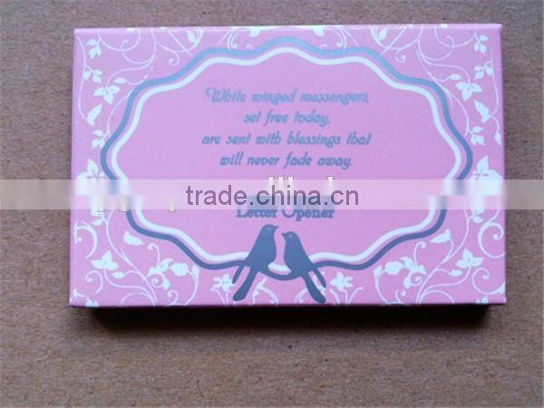 Metal Letter Opener wedding bridal shower favor party gifts