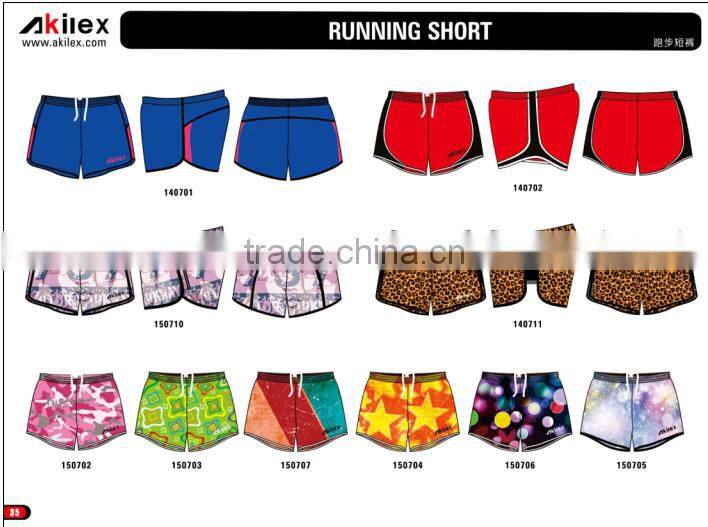 Wholesale various style cheap comfortable runnin shorts