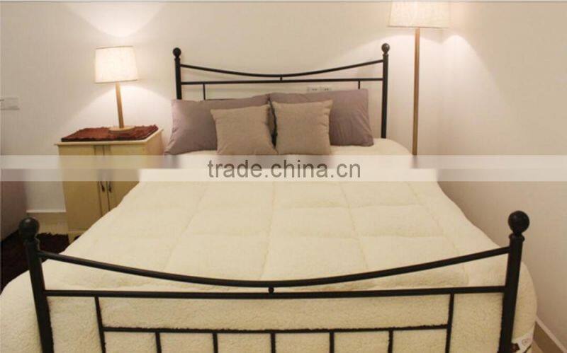 Contracted European style cheap unfold iron beddesigner stainless steel bed