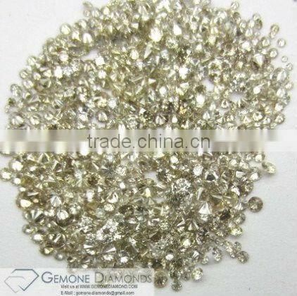 HIGH QUALITY 0.01 TO 0.15 MM SIZE NATURAL LOOSE LIGHT BROWN (TTLB) DIAMONDS FOR JEWELERY
