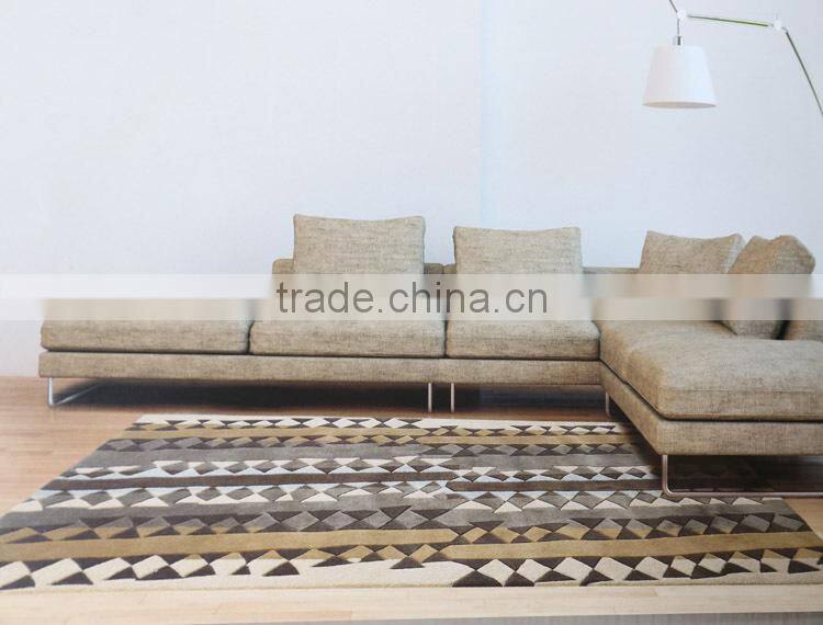 Decorative luxury handmade carpet for home use