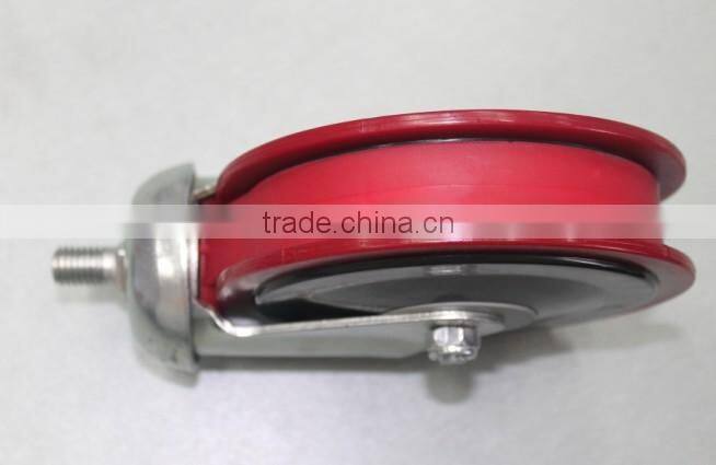 5'' dual dishes shopping trolley caster