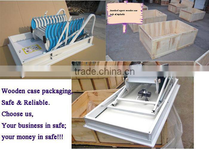 Electric remote control loft ladder