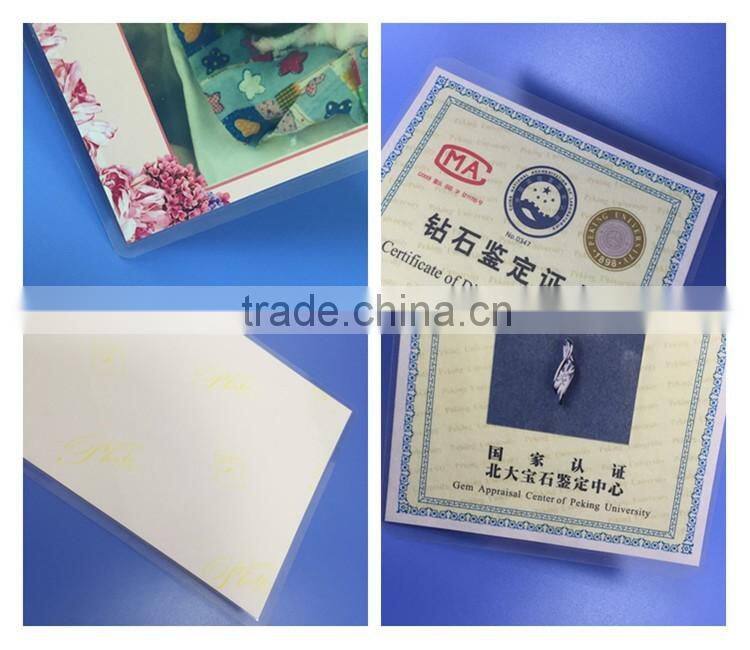 3 Layers Laminating Sheet 125mic 250mic 100pcs Hot Pouch Laminating Film