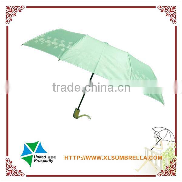High quality pearl fabric automatic solar umbrella