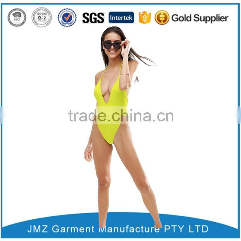 Best selling solid sexy beach swimwear/bikini manufacturer