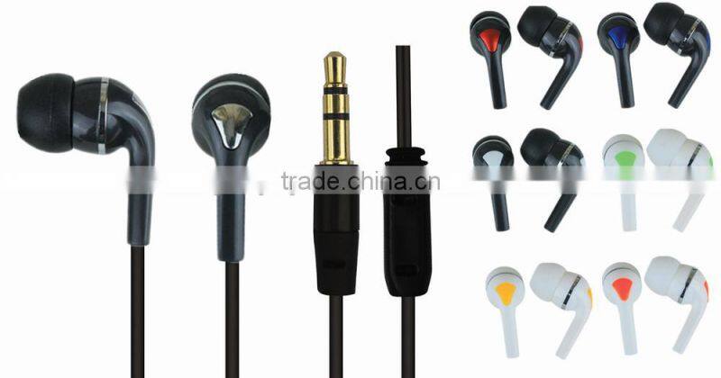 cheap and convenient cool design earphone in ear earbud guangzhou Huayi factory supply