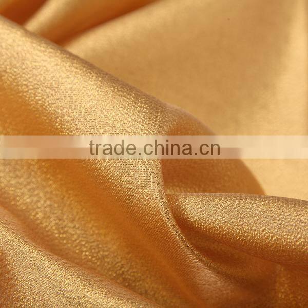 Polyester Metallic Yarn Dyed Lame Fabric for Costume