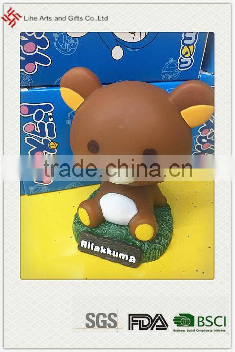 3D animal figurine toys Cartoon Character plastic Educational vinyl toys