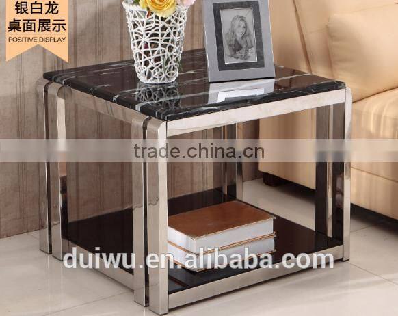 Modern 5 colours top natural marble tea table for living room