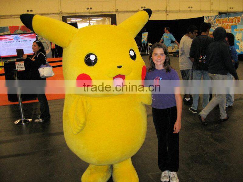 wholesale Cheap custom Pikachu Plush mascot Costume For Adult