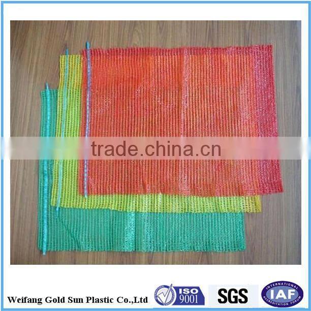 100% PE raschel mesh bag for onions ,potatos , other vegetables,Net Mesh Bag for Potato Wholesale