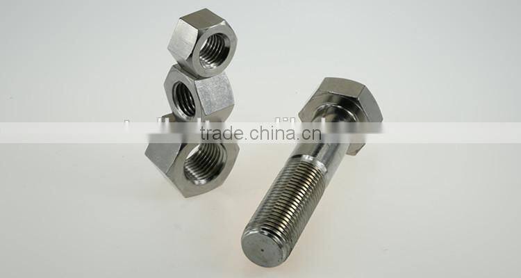 Decorative full M10 DIN975 hot dip galvanized bolt and nut